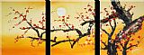 Chinese Plum Blossom Wall Art - CPB0416